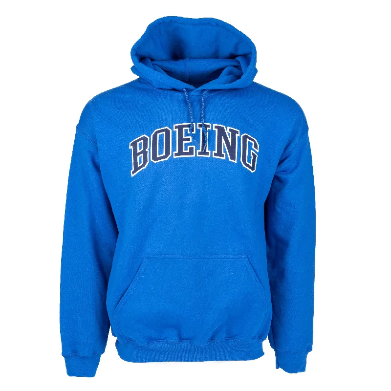 Boeing Varsity Logo Unisex Hoodie Hoodie with Tied Waist Feminine Flattering