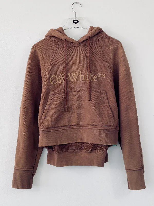 Crop Splitted Hoodie Hoodie with Oversized Fit Loose Comfortable
