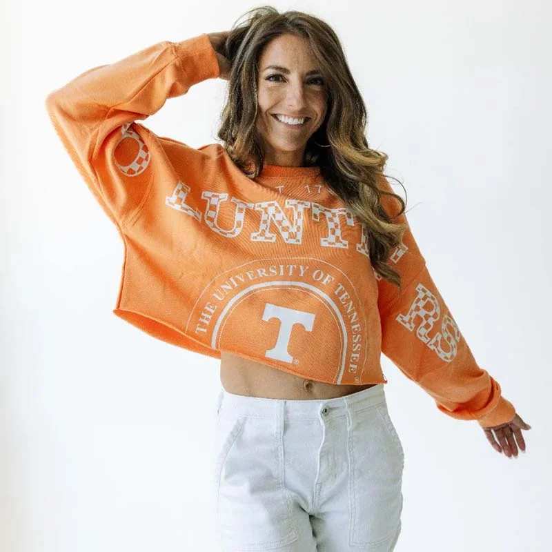 Women's UT Phipps Crewneck Sweatshirt Hoodie with Double Zipper Versatile Adjustable Women's UT Phipps Crewneck Sweatshirt Hoodie with Double Zipper Versatile Adjustable
