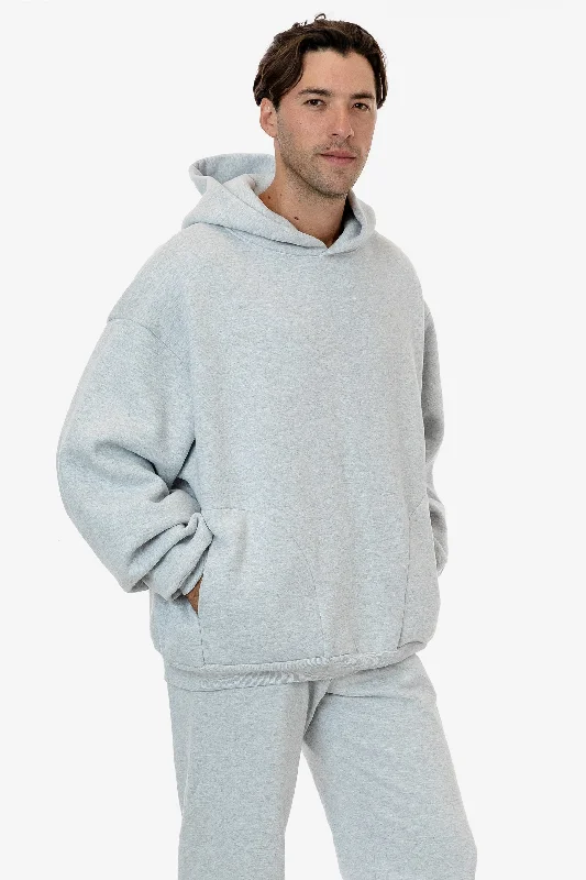 HFX409 - Heavy Fleece Wide Hoodie (Piece Dye) Hoodie with Emblem Brand Identity