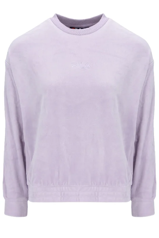 Peyton Side Tape Logo Sweatshirt Hoodie with Metallic Shiny Futuristic