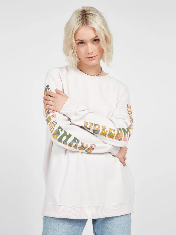 Stone Magic Boyfriend Sweatshirt - Ash Hoodie with Zipper Versatile Modern