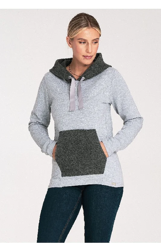 Sweatshirt Figl Hoodie with Typography Text Message