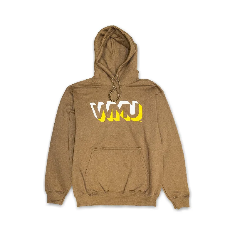 WMU 3D Hoodie Hoodie with Half-Zip Sporty Casual