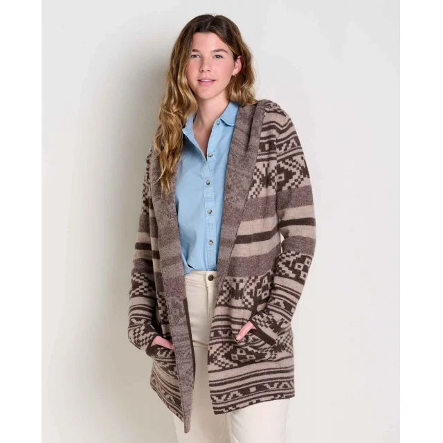 Women's Merino Heartfelt Hoodie Hoodie with Pastel Soft Subtle